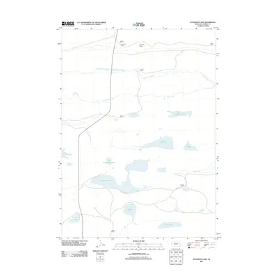 2011 Map of Steverson Lake, 2011 Print