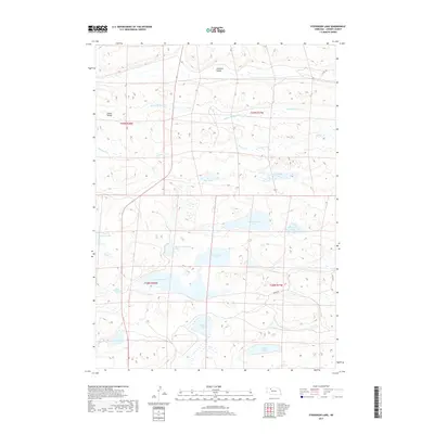 2017 Map of Steverson Lake, 2017 Print