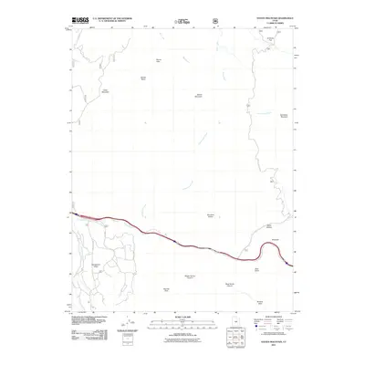 2011 Map of Steves Mountain, 2011 Print