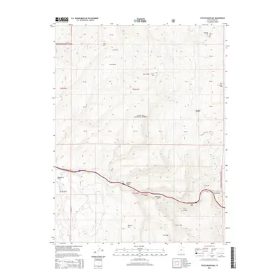 2014 Map of Steves Mountain, 2014 Print