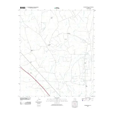 2010 Map of Stewards Mill, 2010 Print