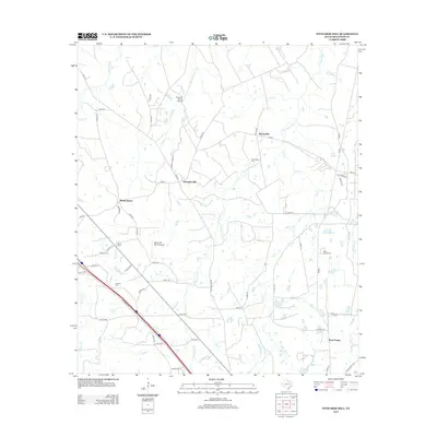 2013 Map of Stewards Mill, 2013 Print