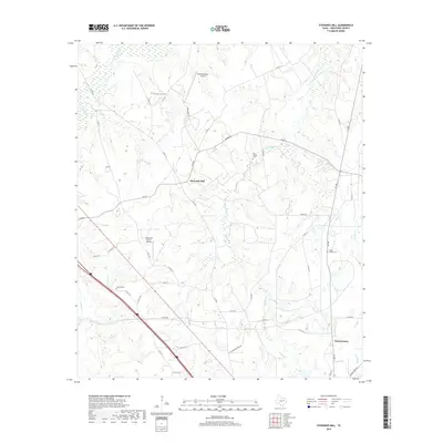 2019 Map of Stewards Mill, 2019 Print