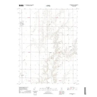 2018 Map of Stewardson East, 2018 Print