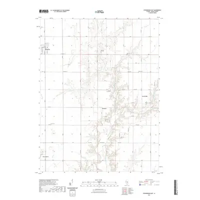 2021 Map of Stewardson East, 2021 Print
