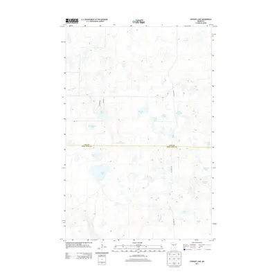 2013 Map of Stewart Lake, 2013 Print