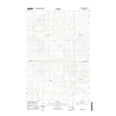 2016 Map of Stewart Lake, 2016 Print