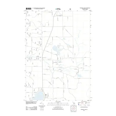 2012 Map of Stewart Lake, 2012 Print