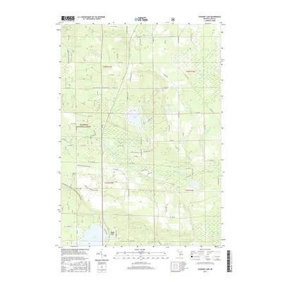 2017 Map of Stewart Lake, 2017 Print