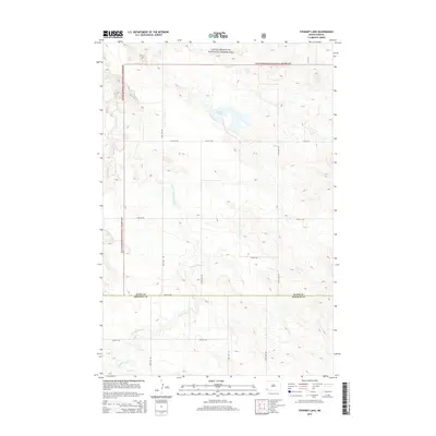 2014 Map of Stewart Lake, 2014 Print