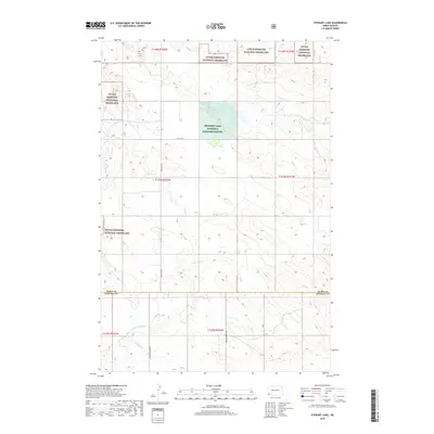 2018 Map of Stewart Lake, 2018 Print