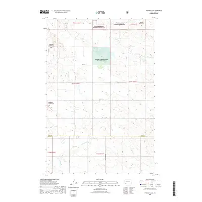 2020 Map of Stewart Lake, 2020 Print
