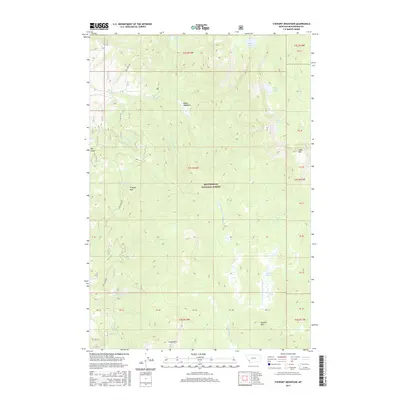 2017 Map of Stewart Mountain, 2017 Print