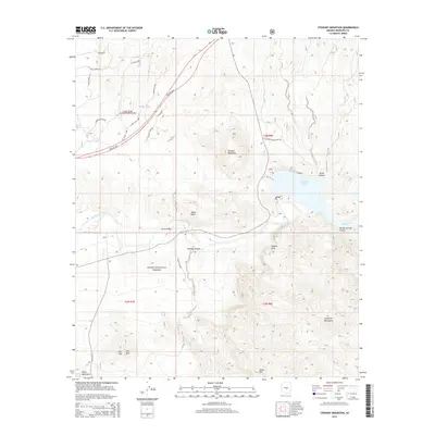 2014 Map of Stewart Mountain, 2014 Print