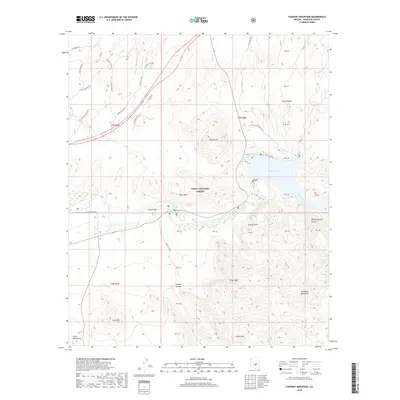 2018 Map of Stewart Mountain, 2018 Print