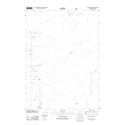 2012 Map of Stewart Peak, 2012 Print