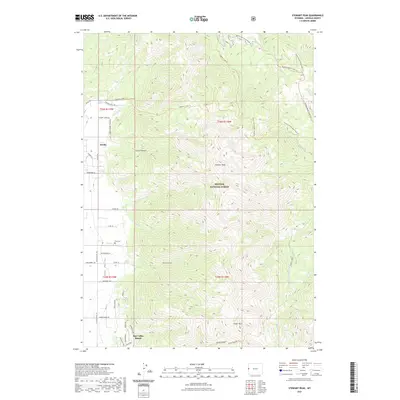2021 Map of Stewart Peak, 2021 Print