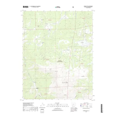 2019 Map of Stewart Peak, 2019 Print