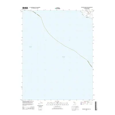 2015 Map of Stewarts Point OE W, 2015 Print