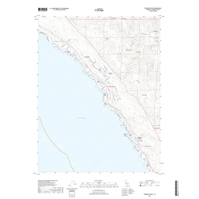2018 Map of Stewarts Point, 2018 Print