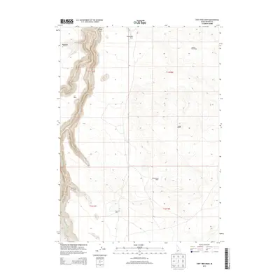 2013 Map of Stiff Tree Draw, 2013 Print