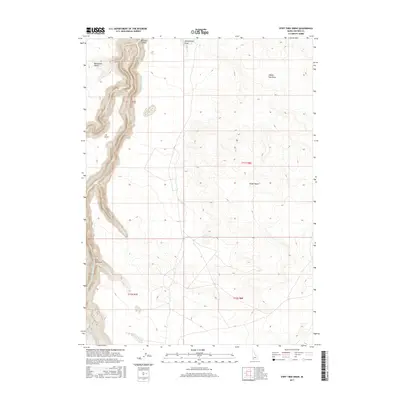 2017 Map of Stiff Tree Draw, 2017 Print
