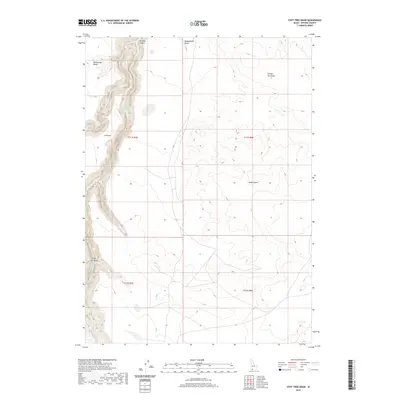 2020 Map of Stiff Tree Draw, 2020 Print
