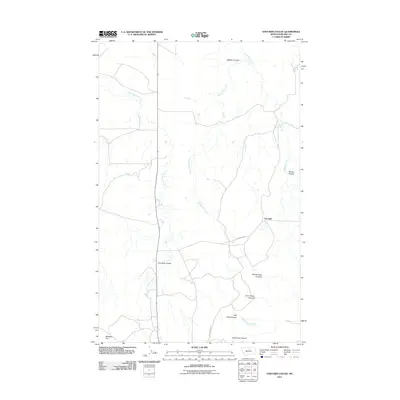 2011 Map of Stiffarm Coulee, 2011 Print