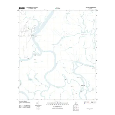 2011 Map of Stiggins Lake, 2011 Print