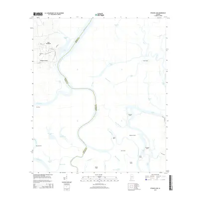 2014 Map of Stiggins Lake, 2014 Print