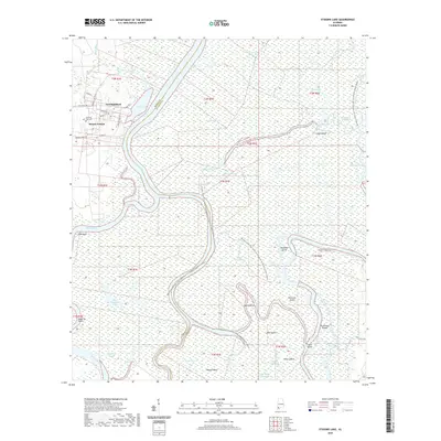 2020 Map of Stiggins Lake, 2020 Print