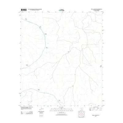 2013 Map of Still Canyon, 2013 Print