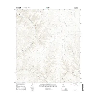 2016 Map of Still Canyon, 2016 Print