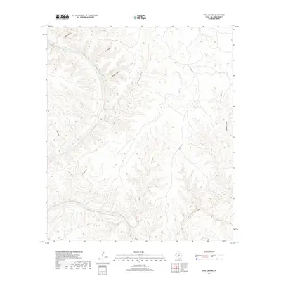 2019 Map of Still Canyon, 2019 Print