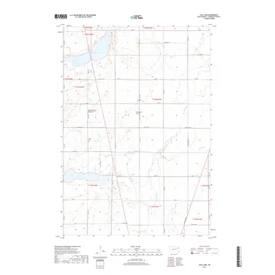 2017 Map of Still Lake, 2017 Print