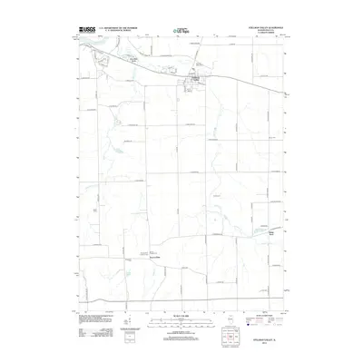 2012 Map of Stillman Valley, 2012 Print