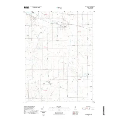 2018 Map of Stillman Valley, 2018 Print