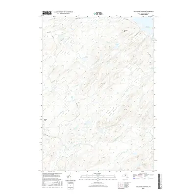 2016 Map of Stillwater Mountain, 2016 Print