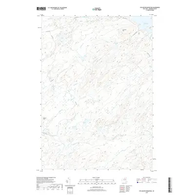 2019 Map of Stillwater Mountain, 2019 Print