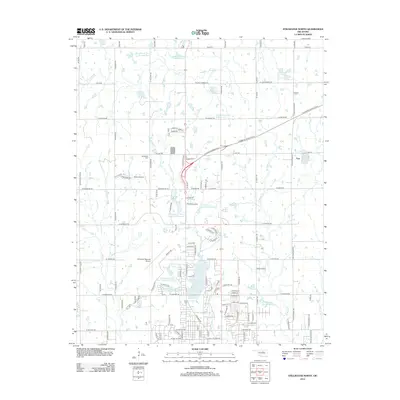2012 Map of Stillwater North, 2012 Print