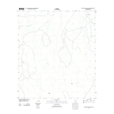 2013 Map of Stillwell Mountain, 2013 Print
