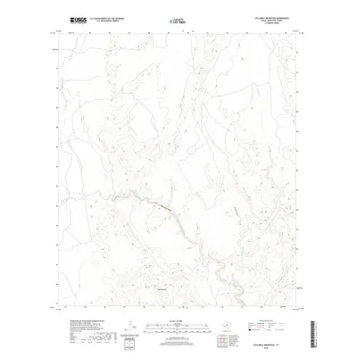 2019 Map of Stillwell Mountain, 2019 Print