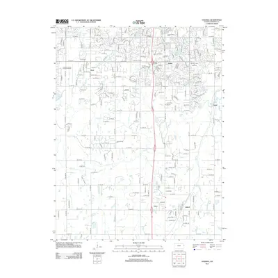 2012 Map of Stilwell, 2012 Print
