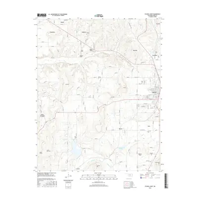 2016 Map of Stilwell West, 2016 Print