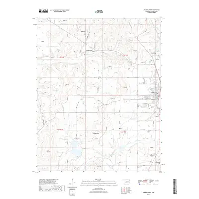 2019 Map of Stilwell West, 2019 Print