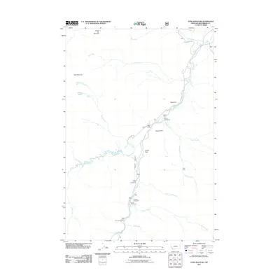 2011 Map of Stine Mountain, 2011 Print