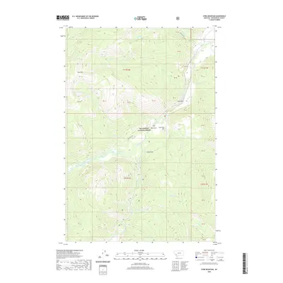 2020 Map of Stine Mountain, 2020 Print