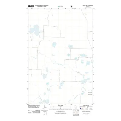 2011 Map of Stingy Lake, 2011 Print