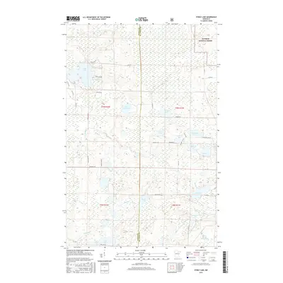 2016 Map of Stingy Lake, 2016 Print