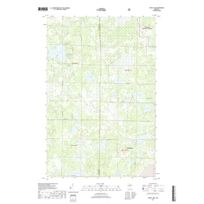2019 Map of Stingy Lake, 2019 Print